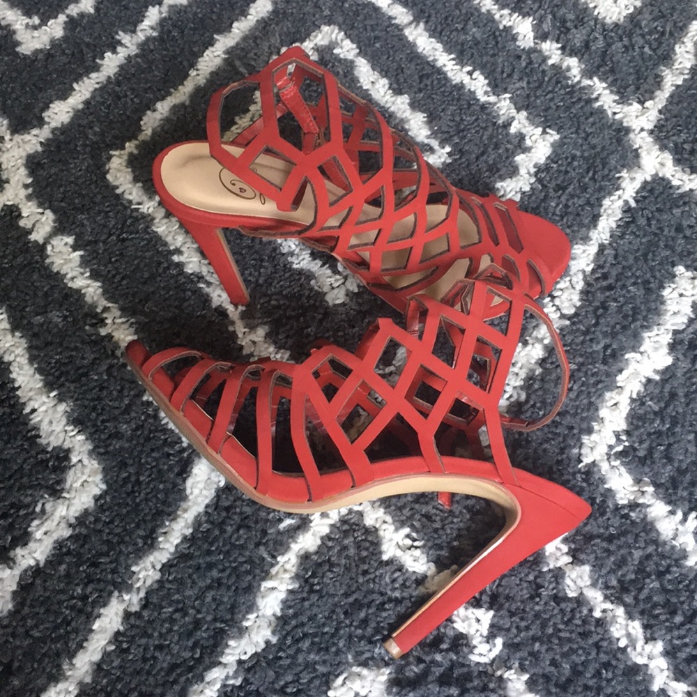 Red high heels